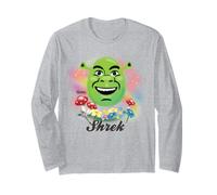 Shrek Airbrush Style Portrait Long Sleeve T-Shirt