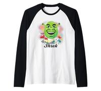 Shrek Airbrush Style Portrait Raglan Baseball Tee