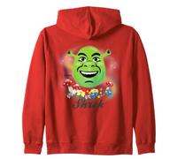 Shrek Airbrush Style Portrait Zip Hoodie