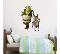 Shrek and Donkey Wall Sticker Mural Vinyl Art Decal (90cm)