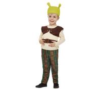 Shrek Boy's Costume Set in Green | Size: 3-4 Years Shrek Green 3-4 Years