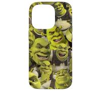 Shrek Cool Epic All Shrek Faces Collage Logo Case for iPhone 14 Pro