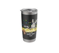 Shrek Dear Santa I Can Explain Donkey and Gingy Stainless Steel Insulated Tumbler