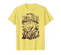 Shrek Donkey in The Morning I'm Making Waffles! T-Shirt, Men, Lemon Yellow, 3X-Large