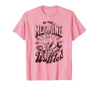 Shrek Donkey in The Morning I'm Making Waffles! T-Shirt, Men, Pink, 3X-Large