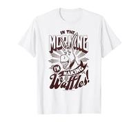 Shrek Donkey in The Morning I'm Making Waffles! T-Shirt, Men, White, 4X-Large