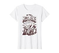 Shrek Donkey in The Morning I'm Making Waffles! T-Shirt, Women, White, 3X-Large