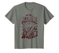 Shrek Donkey in The Morning I'm Making Waffles! T-Shirt, Youth, Olive Heather, 3T