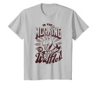 Shrek Donkey in The Morning I'm Making Waffles! T-Shirt, Youth, Silver Grey, 4T