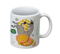 Shrek Donkeys Waffles 325Ml Mug White/orange (One Size)