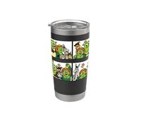 Shrek Emoji Character Panel All Over Print Stainless Steel Insulated Tumbler