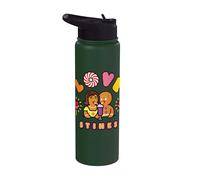 Shrek Emoji Gingerbread Love Stinks Stainless Steel Insulated Water Bottle