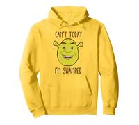Shrek Face Can't Today I'm Swamped Pullover Hoodie, Adult Unisex, Lemon Yellow, Small