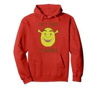 Shrek Face Can't Today I'm Swamped Pullover Hoodie, Adult Unisex, Red, Medium