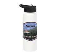 Shrek Far Far Away Castle Landscape Stainless Steel Insulated Water Bottle