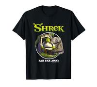 Shrek Far Far Away Confidence Pose Big Chest Circle Logo T-Shirt