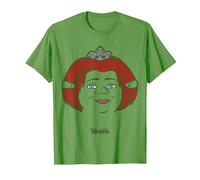 Shrek Fiona Big Face T-Shirt, Men, Grass Green, Medium