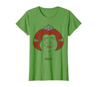 Shrek Fiona Big Face T-Shirt, Women, Grass Green, XX-Large