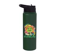 Shrek Fiona Green Vibes Only St Patty’s Day Stainless Steel Insulated Water Bottle