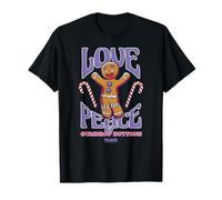Shrek Gingy Love Peace & Gumdrop Buttons T-Shirt