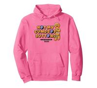 Shrek Gingy Not My Gumdrop Buttons Pullover Hoodie, Adult Unisex, Bright Pink, XX-Large