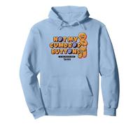 Shrek Gingy Not My Gumdrop Buttons Pullover Hoodie, Adult Unisex, Dusty Blue, XX-Large