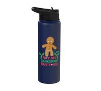 Shrek Gingy Not My Gumdrop Buttons Stainless Steel Insulated Water Bottle