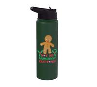 Shrek Gingy Not My Gumdrop Buttons Stainless Steel Insulated Water Bottle
