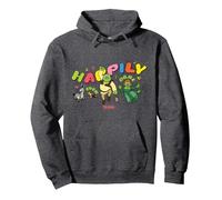 Shrek Happily Ever After Characters Pullover Hoodie, Adult Unisex, Dark Heather Grey, X-Large