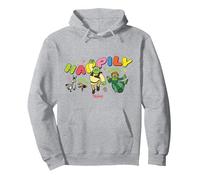 Shrek Happily Ever After Characters Pullover Hoodie, Adult Unisex, Heather Grey, Large