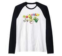Shrek Happily Ever After Characters Raglan Baseball Tee