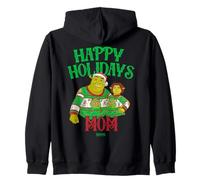 Shrek Happy Holidays Mom Zip Hoodie