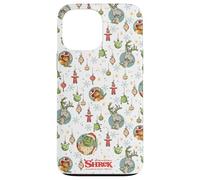 Shrek Holiday Pattern Characters Ornaments AOP Case for iPhone 13 Pro Max