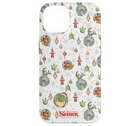 Shrek Holiday Pattern Characters Ornaments AOP Case for iPhone 14