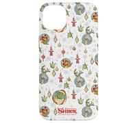 Shrek Holiday Pattern Characters Ornaments AOP Case for iPhone 14 Plus