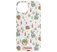 Shrek Holiday Pattern Characters Ornaments AOP Case for iPhone 15 Plus