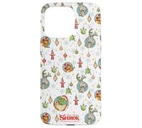 Shrek Holiday Pattern Characters Ornaments AOP Case for iPhone 15 Pro Max