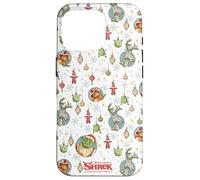 Shrek Holiday Pattern Characters Ornaments AOP Case for iPhone 16 Pro