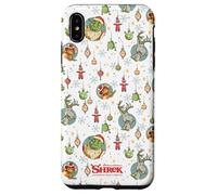 Shrek Holiday Pattern Characters Ornaments AOP Case for iPhone XS Max