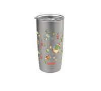 Shrek Holiday Pattern Characters Ornaments AOP Stainless Steel Insulated Tumbler