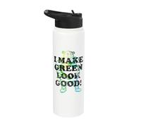 Shrek I Make Green Look Good Stainless Steel Insulated Water Bottle