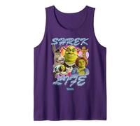 Shrek Life Tank Top, Men, Purple, Small