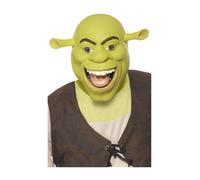 Shrek Mask Green Mens Latex Fancy Dress Accessory Licensed Film Movie