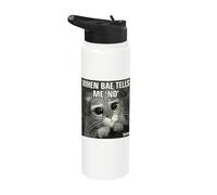 Shrek Puss in Boots Meme Stainless Steel Insulated Water Bottle