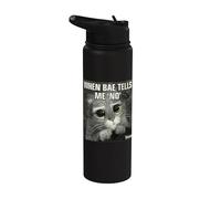 Shrek Puss in Boots Meme Stainless Steel Insulated Water Bottle
