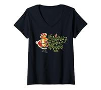Shrek Puss In Boots Naughty List Devotee V-Neck T-Shirt
