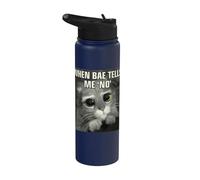 Shrek Puss in Boots When Bae Says No Stainless Steel Insulated Water Bottle