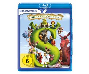 SHREK QUADRILOGY COMPLETE MOVIE 1-4 Blu Ray COLLECTION BOX SET FILM UK R2 COMP