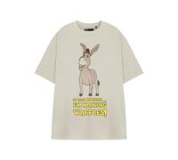 Shrek Short Sleeved T-Shirt (Adult Oatmeal) In Beige Beige M