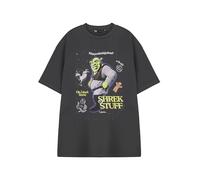 Shrek Unisex Charcoal Graphic Tee | Shrek, Gingerbread Man, Donkey Films Classic Top | What ya Thinkin About?, Oh, I Dont Know, Shrek Stuff Humorous Print Shirt